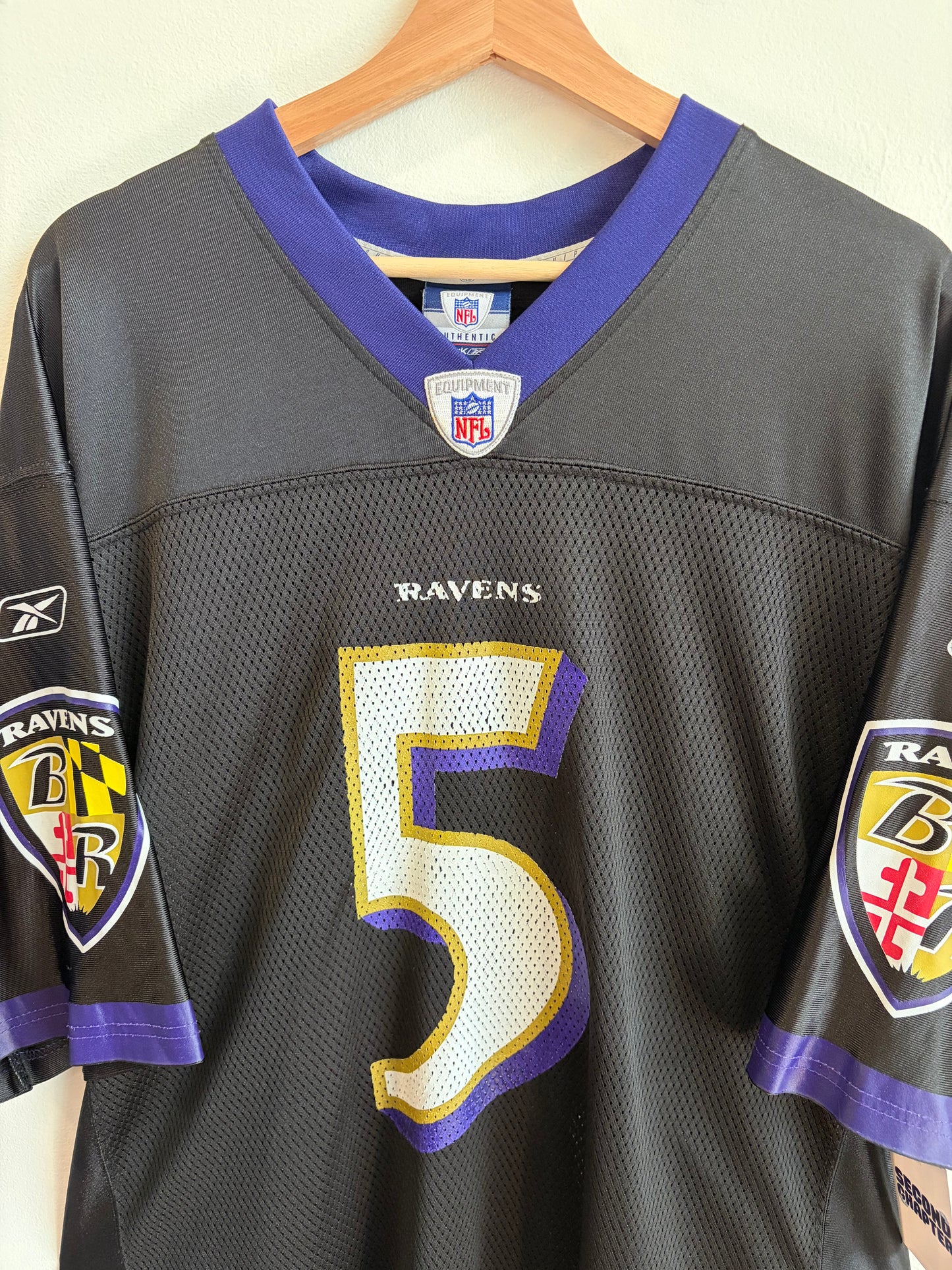 00s Baltimore Ravens Joe Flacco Black Jersey (L)