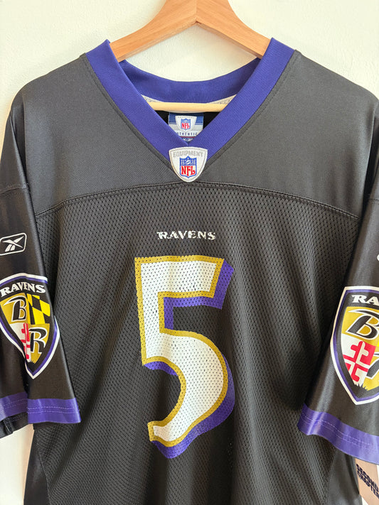 00s Baltimore Ravens Joe Flacco Black Jersey (L)