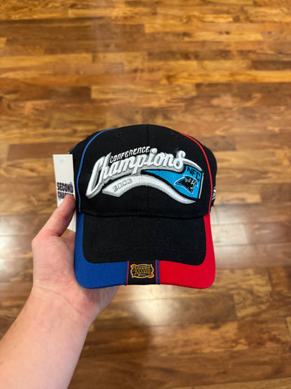 2003 Carolina Panthers Conference Champion NFC Brand New Hat (OS)