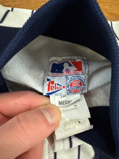 80s Chicago White Sox Vintage Pinstripe Coach Jacket (M)