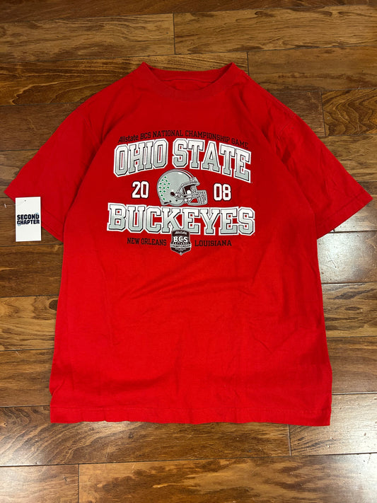 2008 Ohio State University (OSU) BCS Champions Tee (L)
