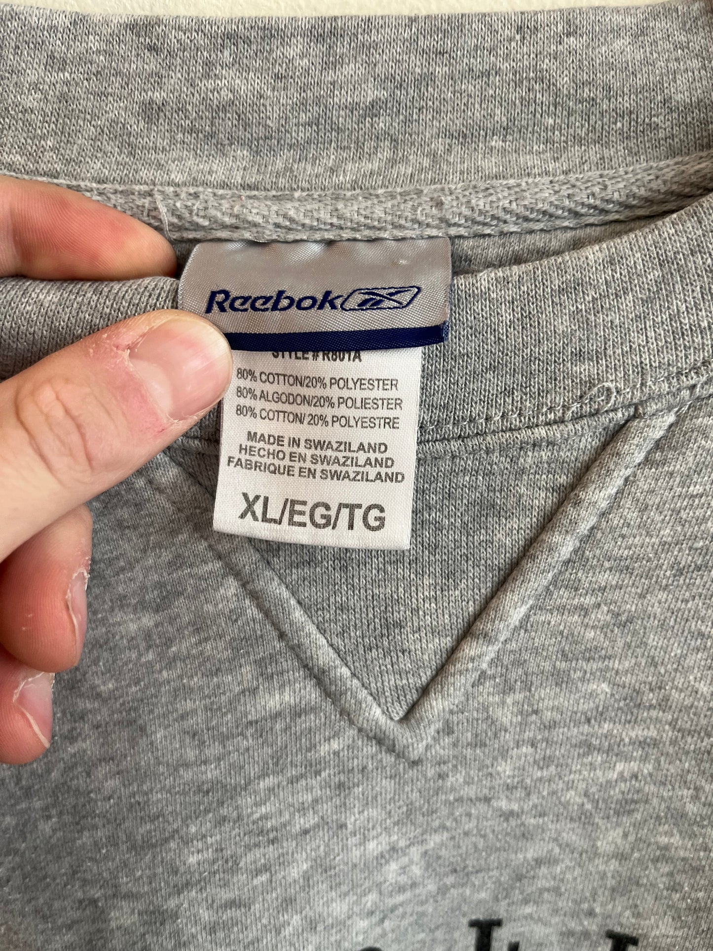 00s Carolina Panthers Boxy Grey Crewneck (XL)