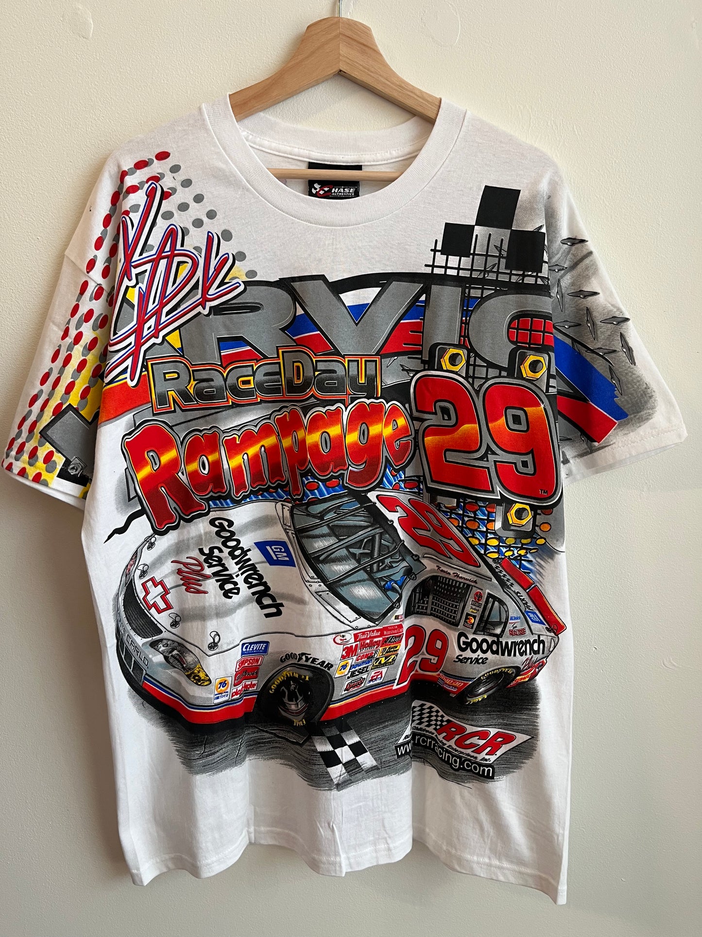 00s Kevin Harvick Rampage Nascar AOP Tee (M)