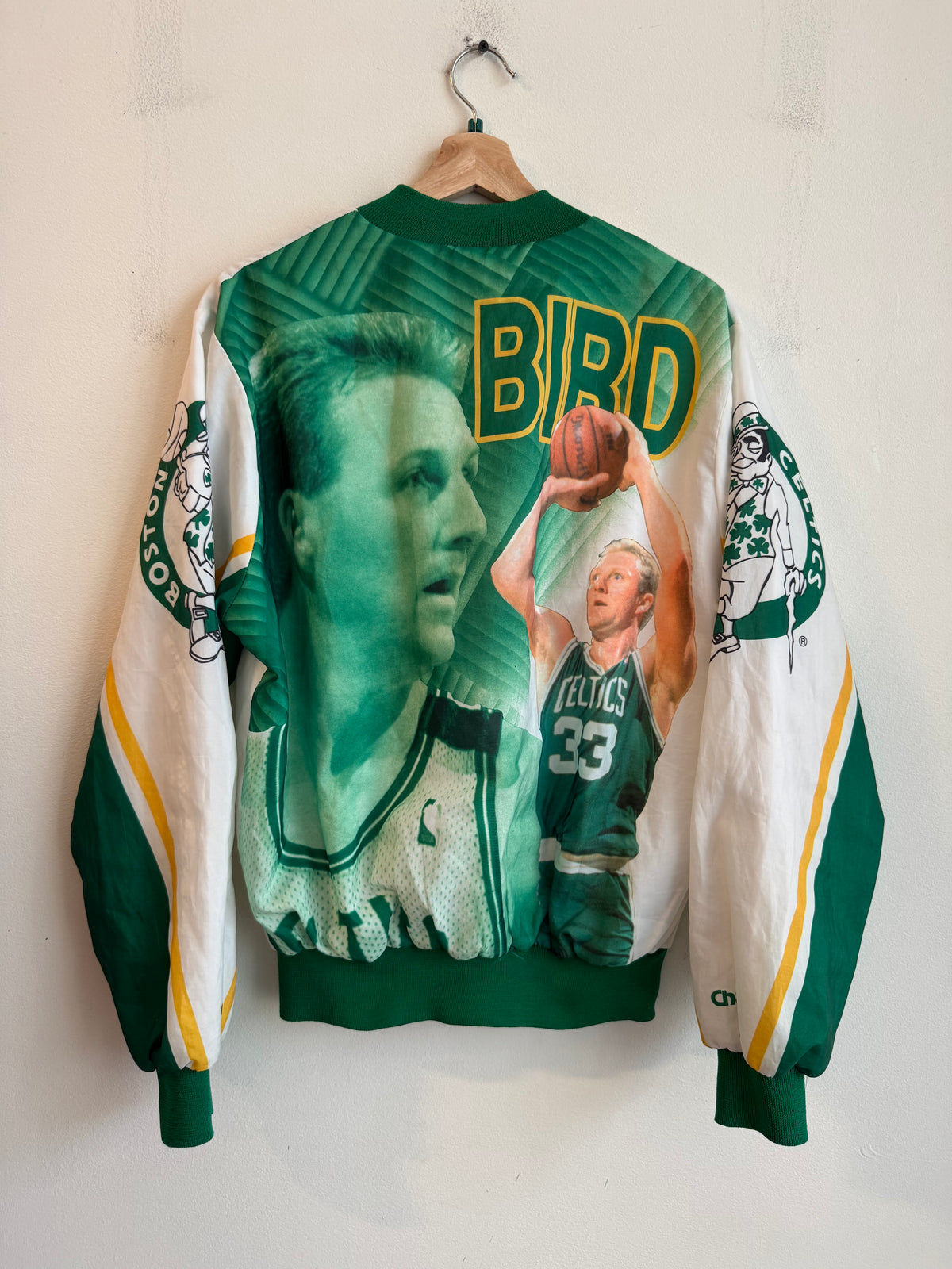 90s Larry Bird Boston Celtics Vintage Fanimation Jacket (M)