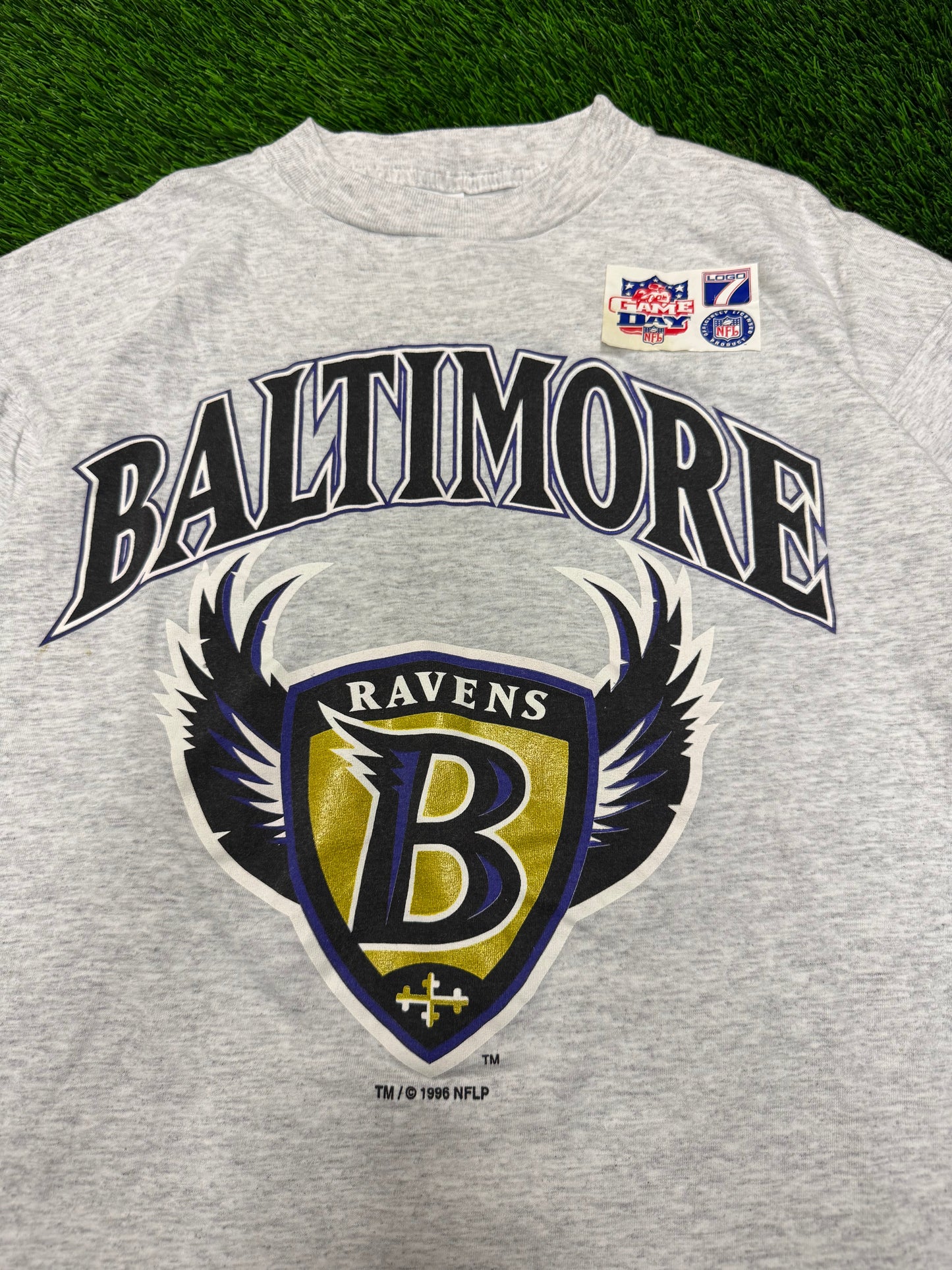 1996 Baltimore Ravens Banned Logo Tee (L)