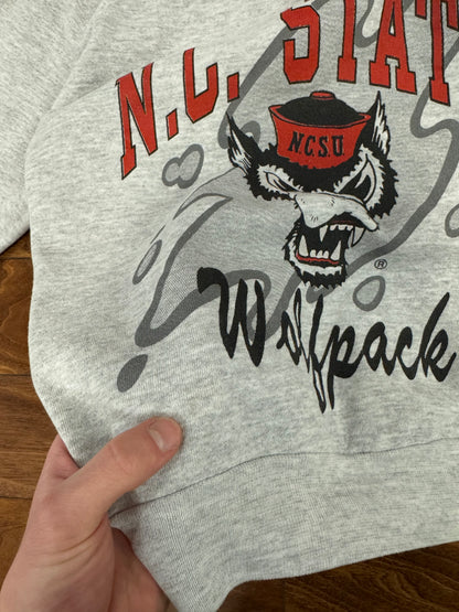 80s NC State University Wolfpack Vintage Crewneck (M)