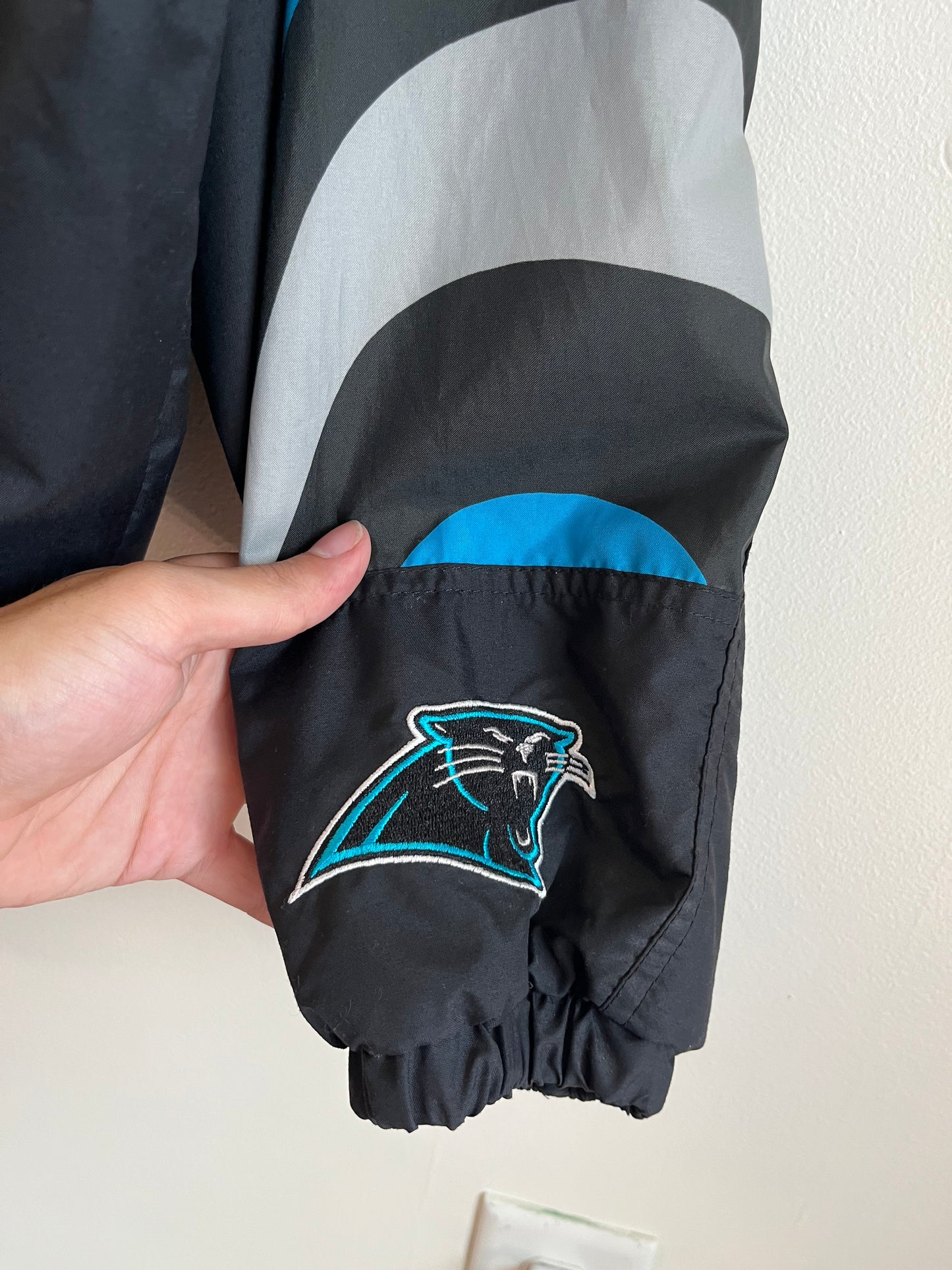 90s Carolina Panthers Pro Line Reebok AOP Rare Windbreaker (XL)