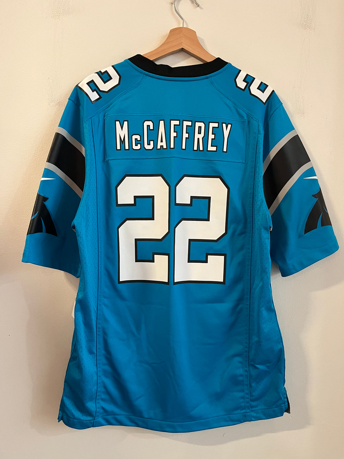 2010s Carolina Panthers Christian McCaffery Blue Nike Jersey (M)