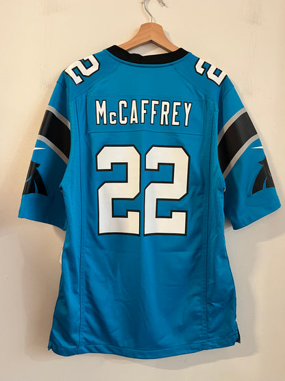 2010s Carolina Panthers Christian McCaffery Blue Nike Jersey (M)