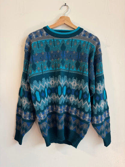90s Saturdays Multi-Color Arctic Essential Sweater (M)
