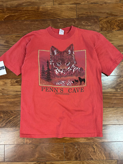 90s Penn's Cave Nature Tee (L)