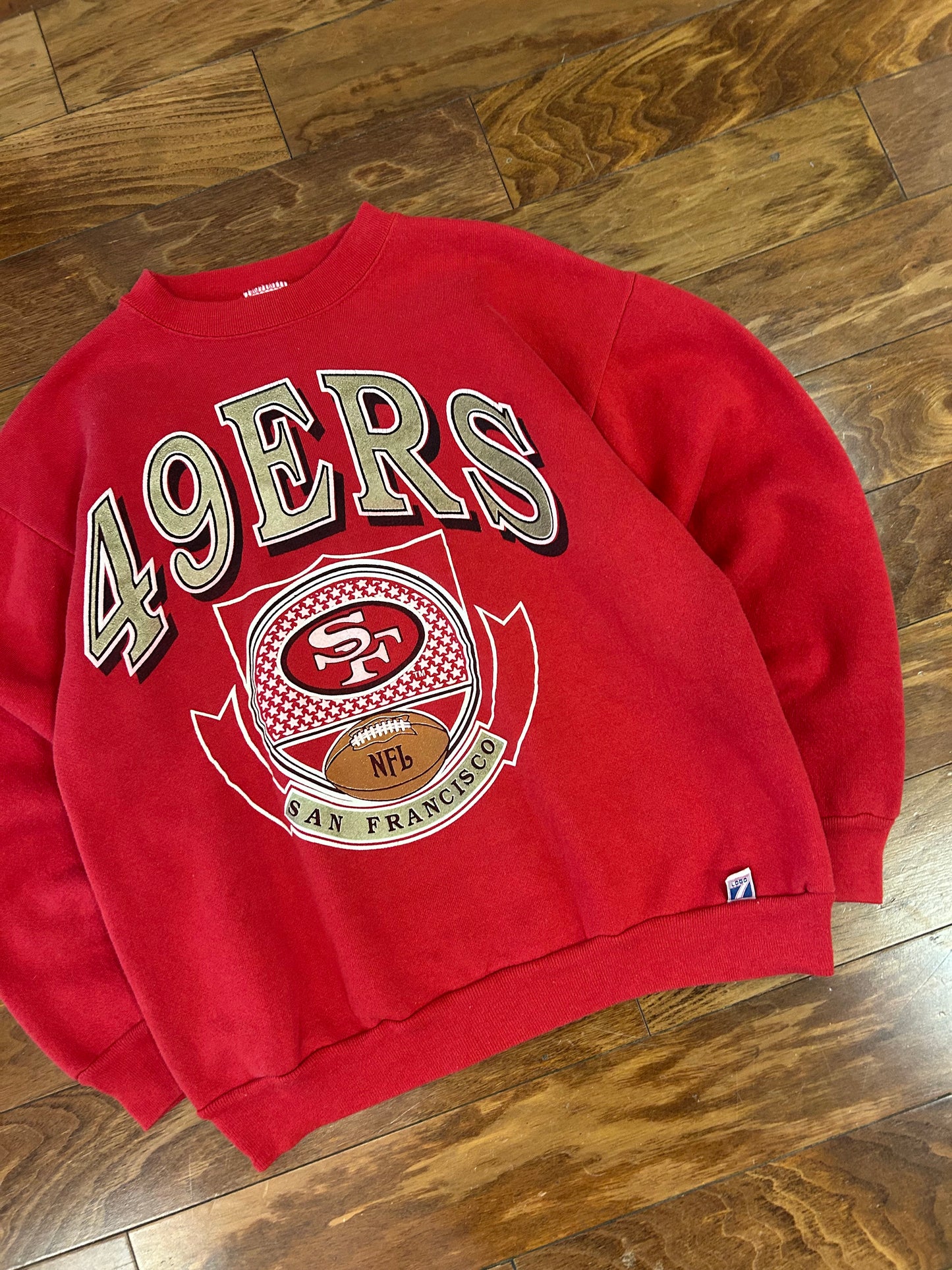 90s San Francisco 49ers Logo 7 Crewneck (M)