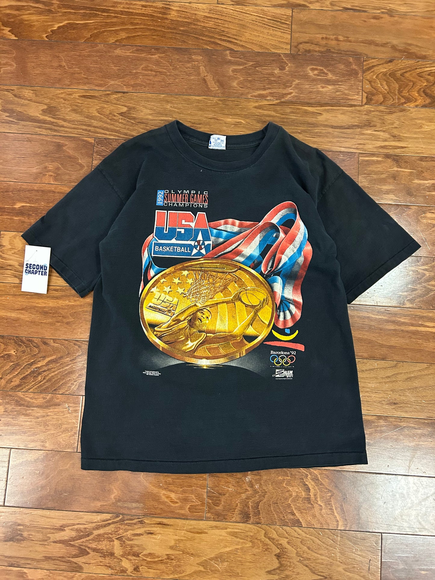 1992 USA Basketball Barcelona Olympics Vintage Tee (L)