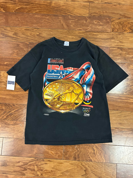 1992 USA Basketball Barcelona Olympics Vintage Tee (L)