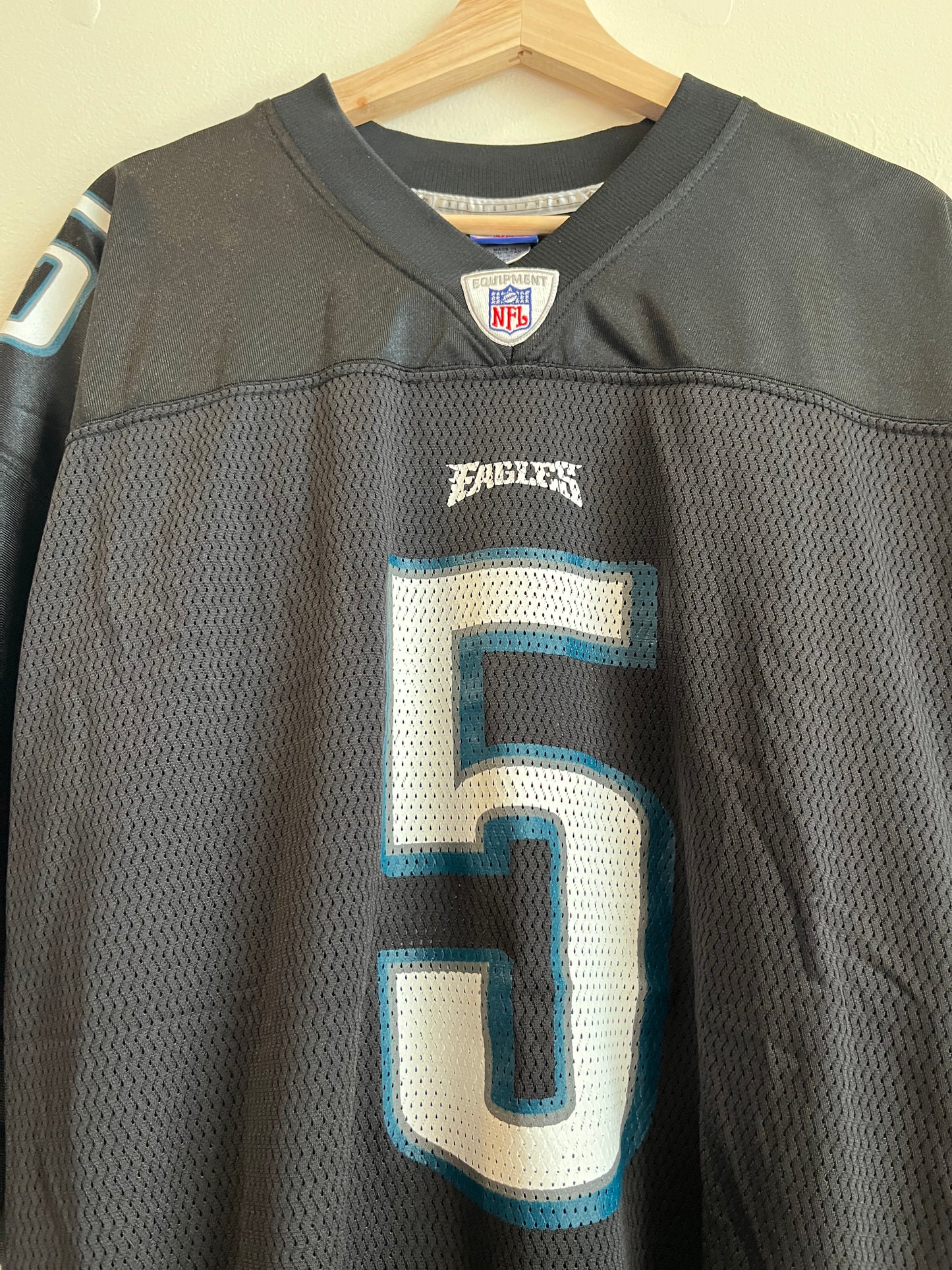 00s Philadelphia Eagles Donovan McNabb Black Jersey (XL)