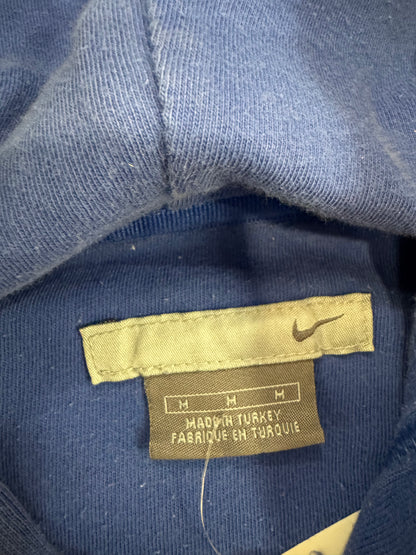00s Nike Spell Out Swoosh Blue Hoodie (M)