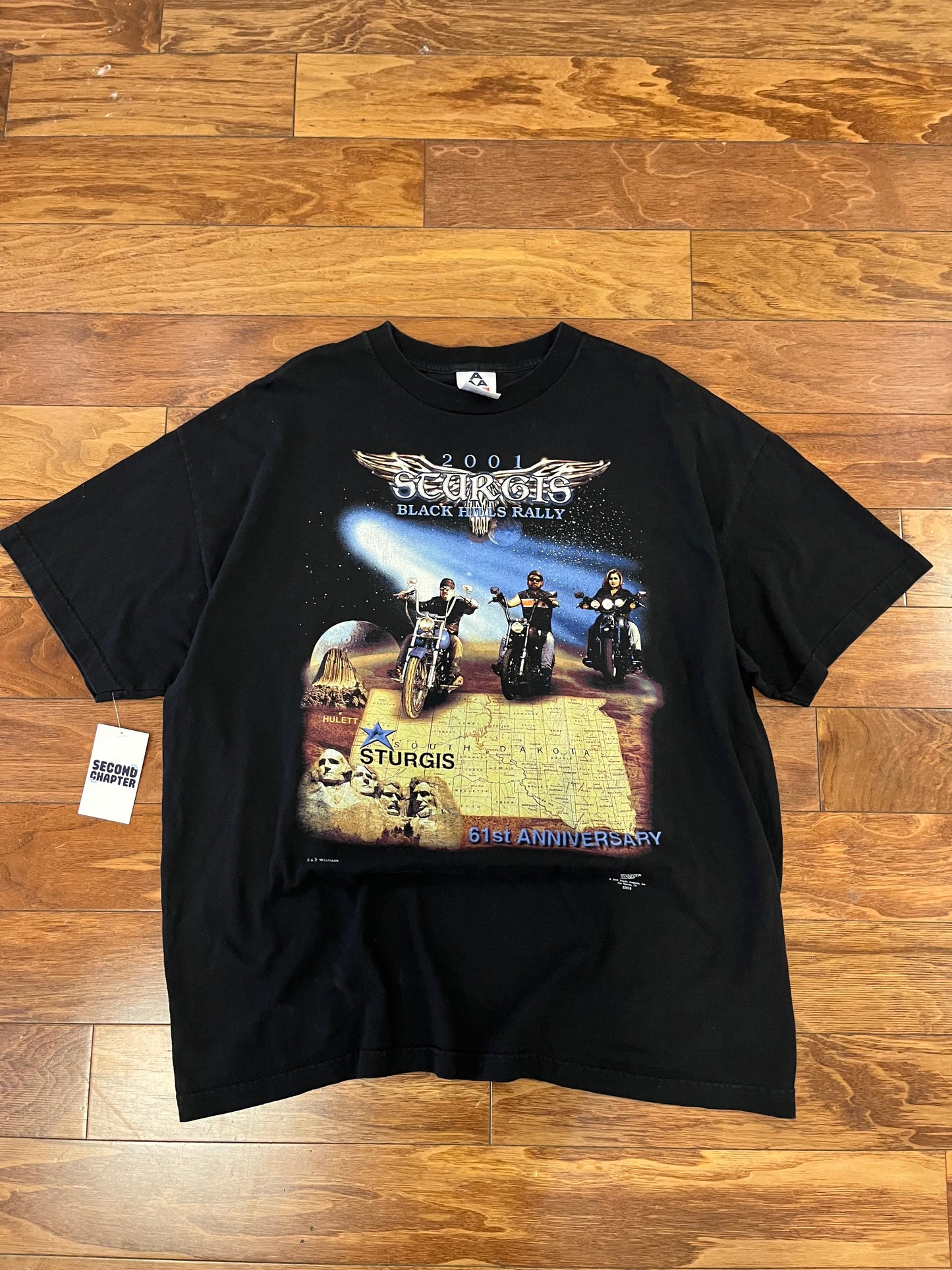 2001 Sturgis Black Hills Bald Eagle Tee (XXL)