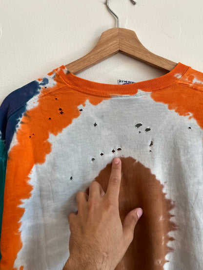 1990s Miami Dolphins Tie Dye Thrashed Tee (XL)