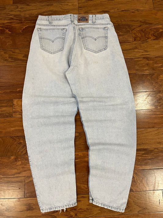 00s Levi's Silver Tab Light Wash Baggy Jeans (36 x 32)