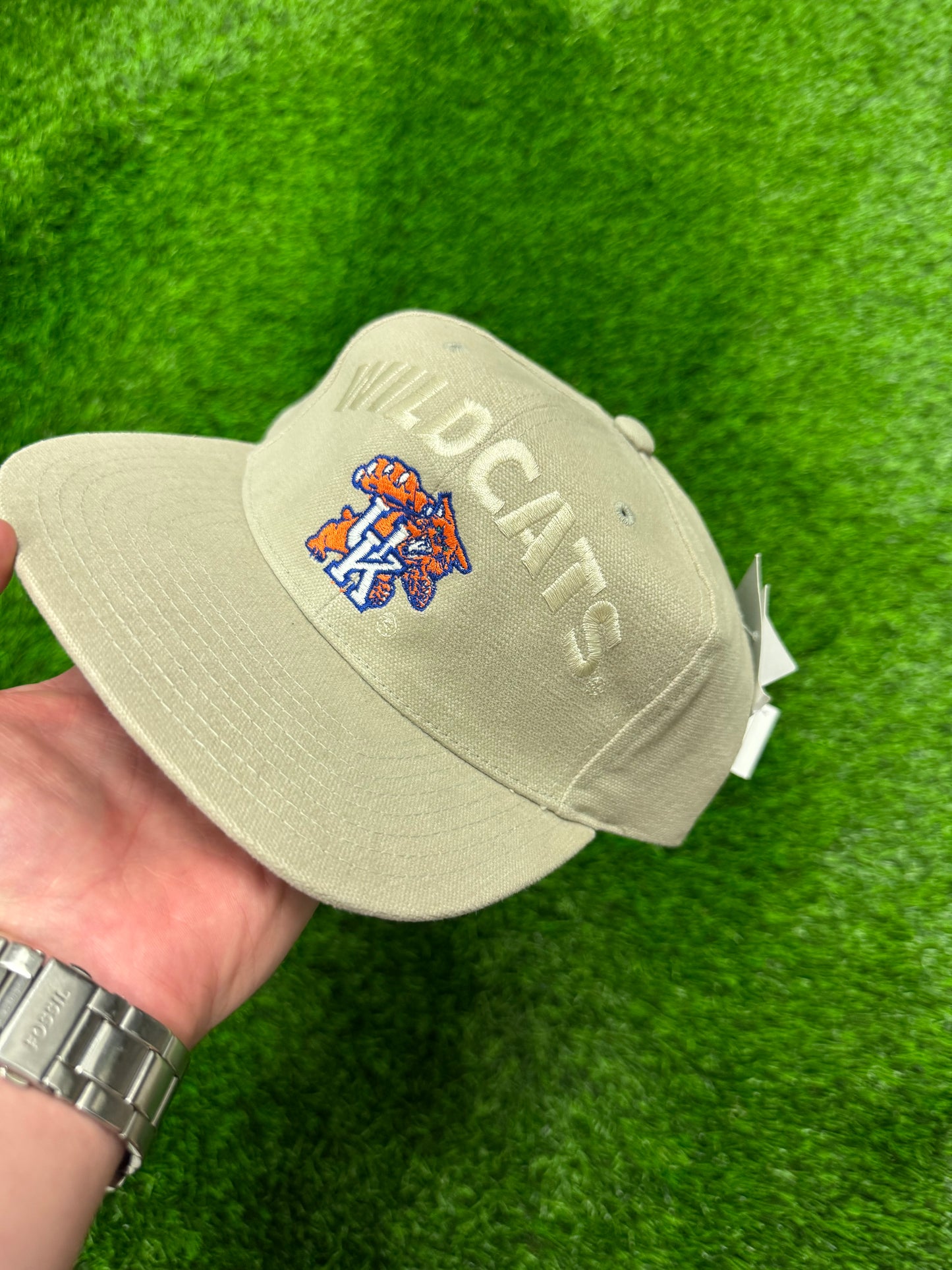 90s University of Kentucky Wildcats Vintage Snapback Hat (OS)