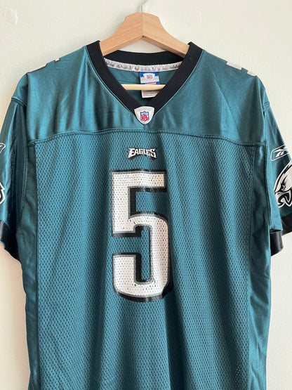 00s Philadelphia Eagles Donovan McNabb Green Reebok NFL Jersey (Youth XL)