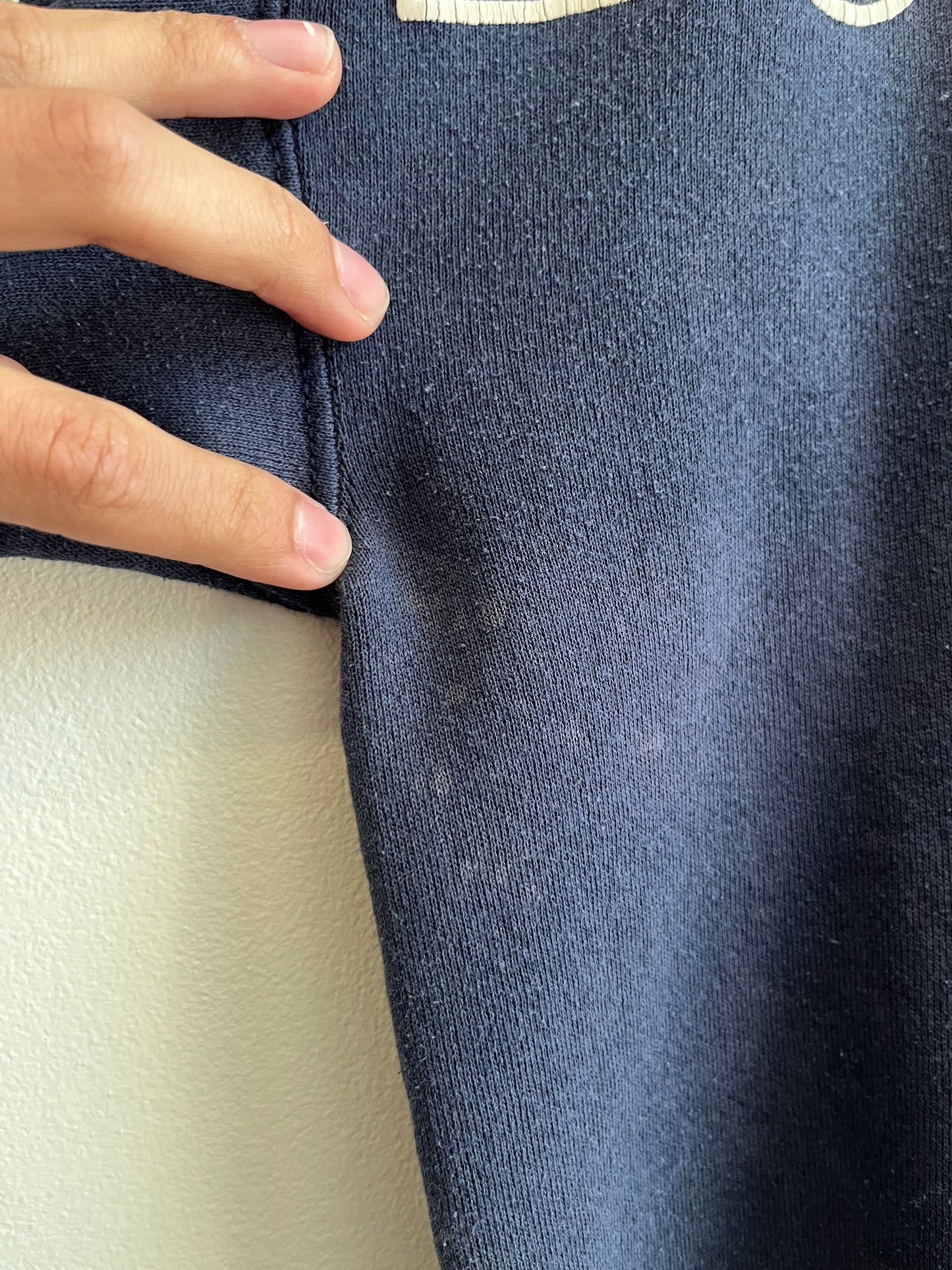 90s Duke Blue Devils Big Spell Out Faded Crewneck (M)