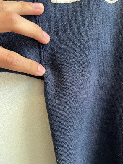 90s Duke Blue Devils Big Spell Out Faded Crewneck (M)
