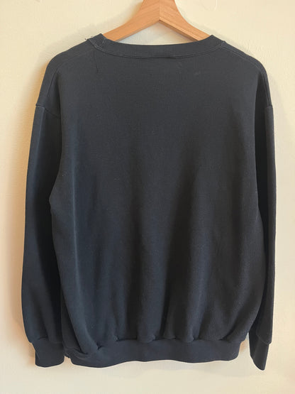 1993 Carolina Panthers Cat NFL Black Crewneck (L)