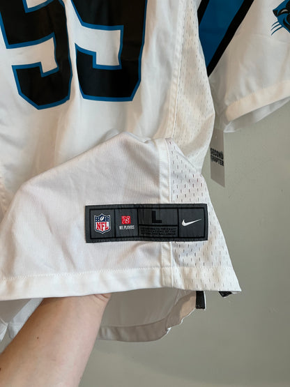 2016 Carolina Panthers Luke Kuechly Nike Away Jersey (L)