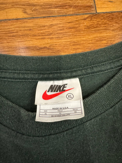 90s Nike Athletics Vintage Cropped Tee (XL)