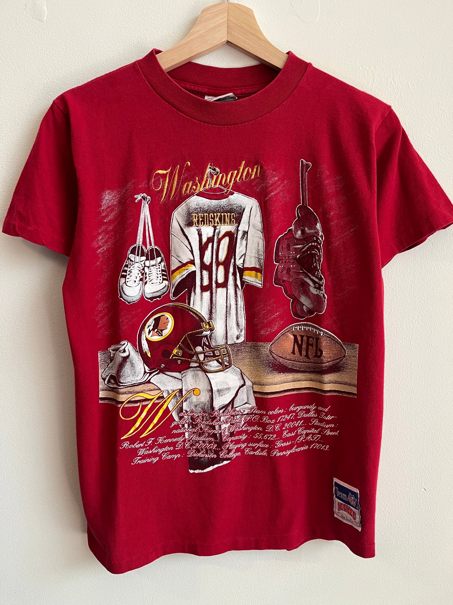 90s Washington Redskins Nutmeg Locker Room Tee (M)