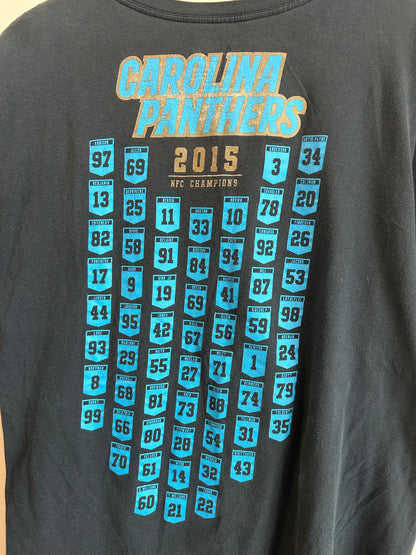 2015 Carolina Panthers Super Bowl 50 Nike Tee (XL)
