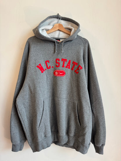 90s NC State Wolfpack Nike Center Swoosh Embroidered Hoodie (XXL)