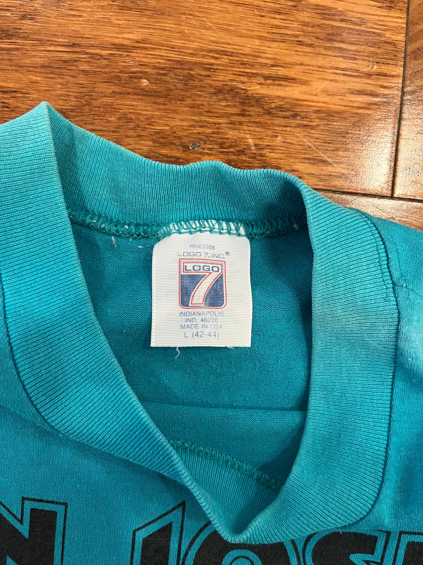 90s San Jose Sharks Logo 7 NHL Tee (L)