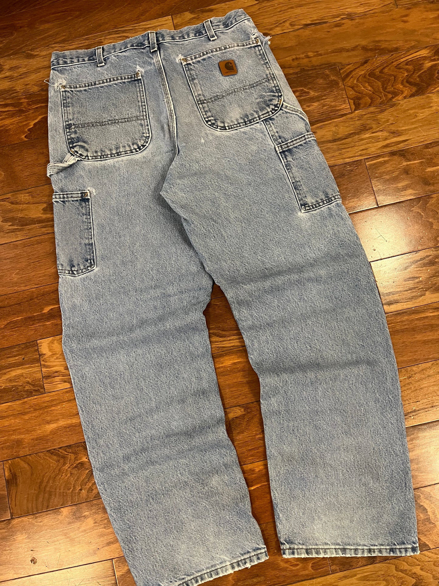 2015 Carhartt Light Wash Carpenter Jeans (34 x 32)