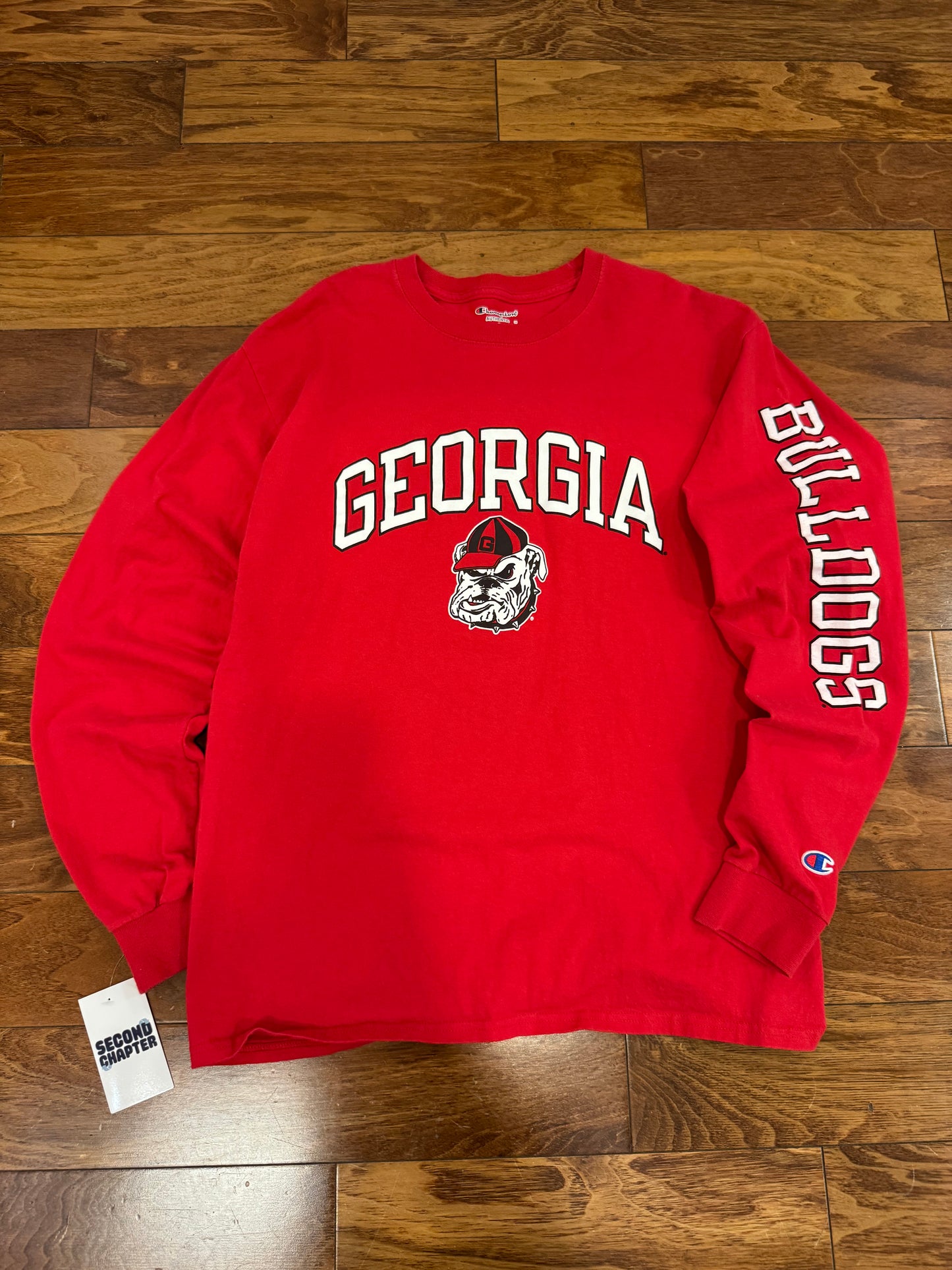 2010 Georgia Bulldogs Spell Out Champion Long-Sleeve Shirt (L)