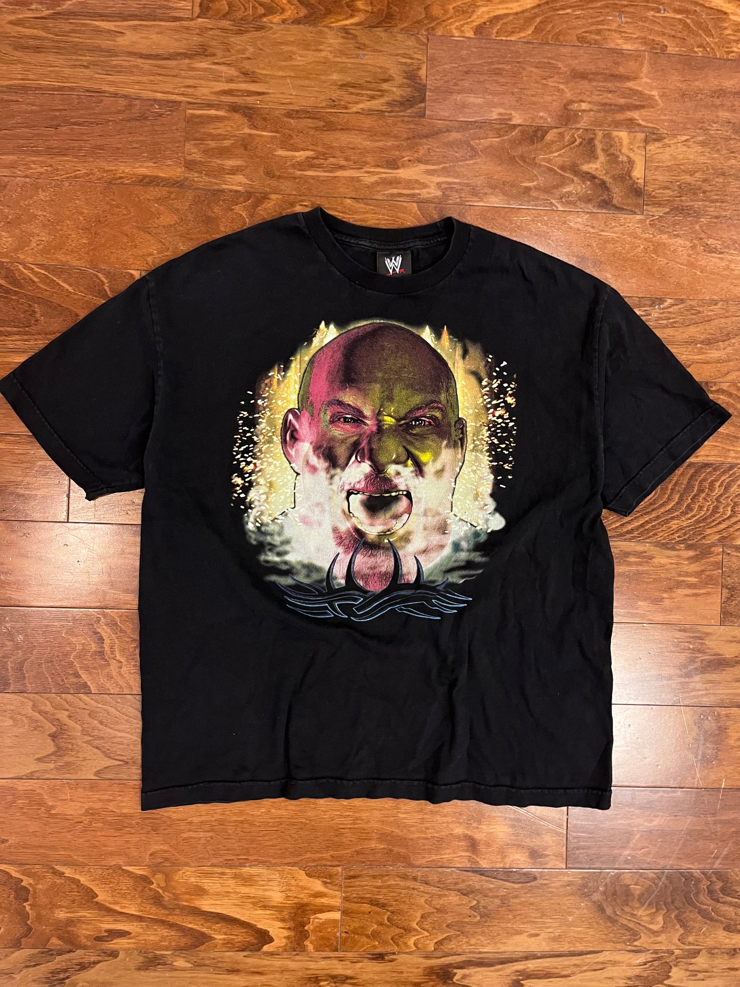 2002 Stone Cold Big Face WWE Wrestling Tee (XL)