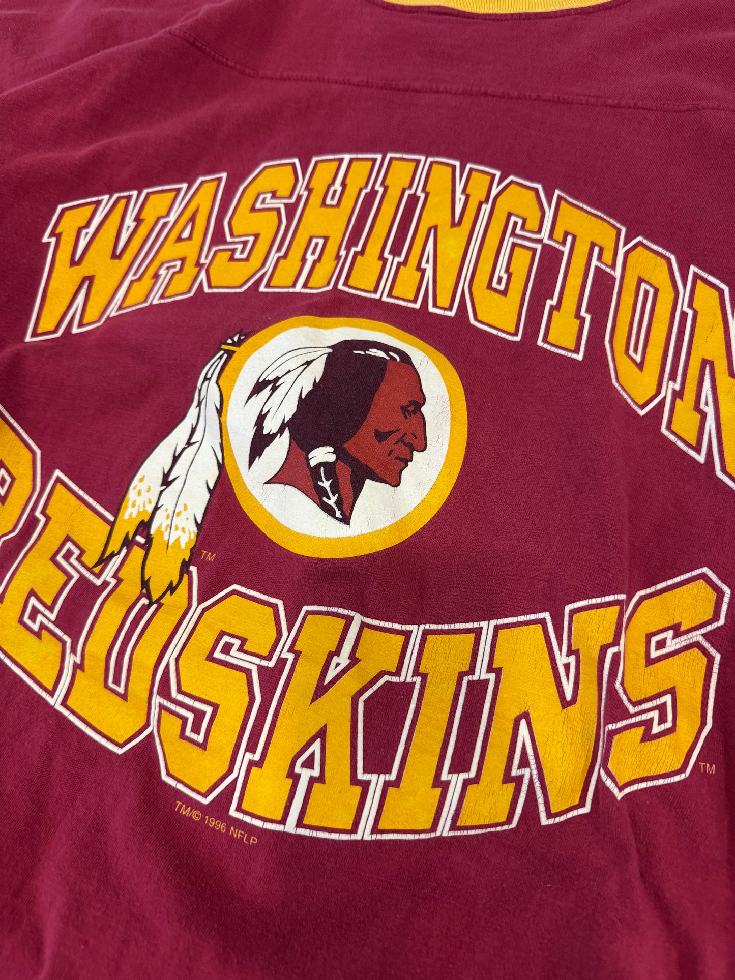 1996 Washington Redskins 1/4th Sleeve Tee (XL)