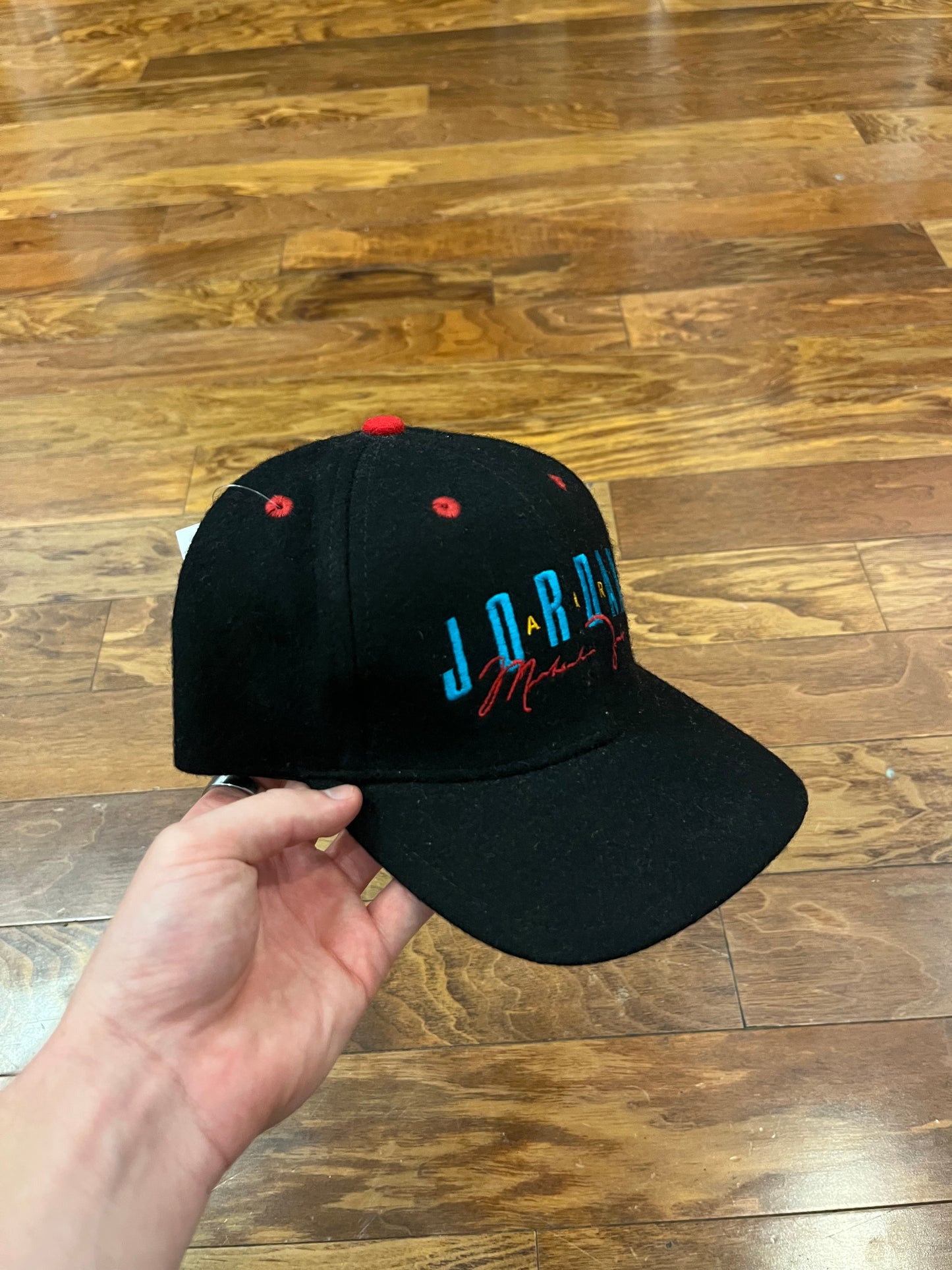 90s Jordon Nike Michael Jordan Black Hat (OS)