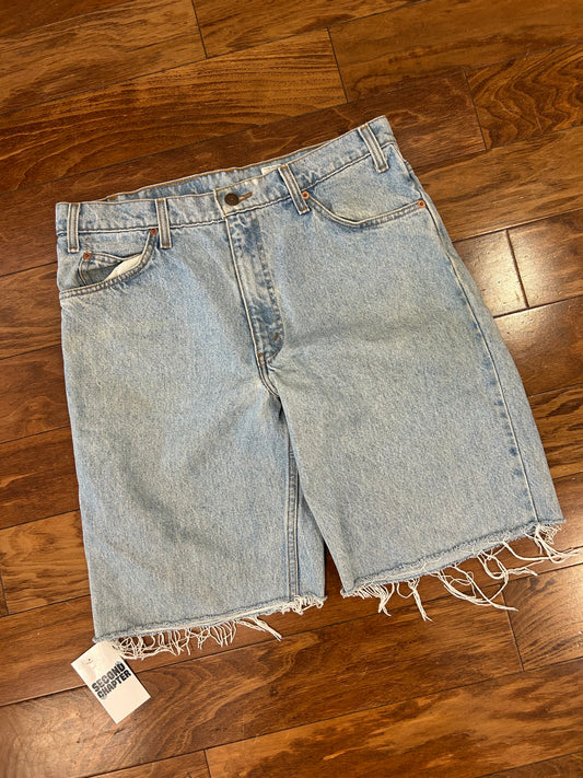 90s Levi's 550 Orange Tab Jean Shorts