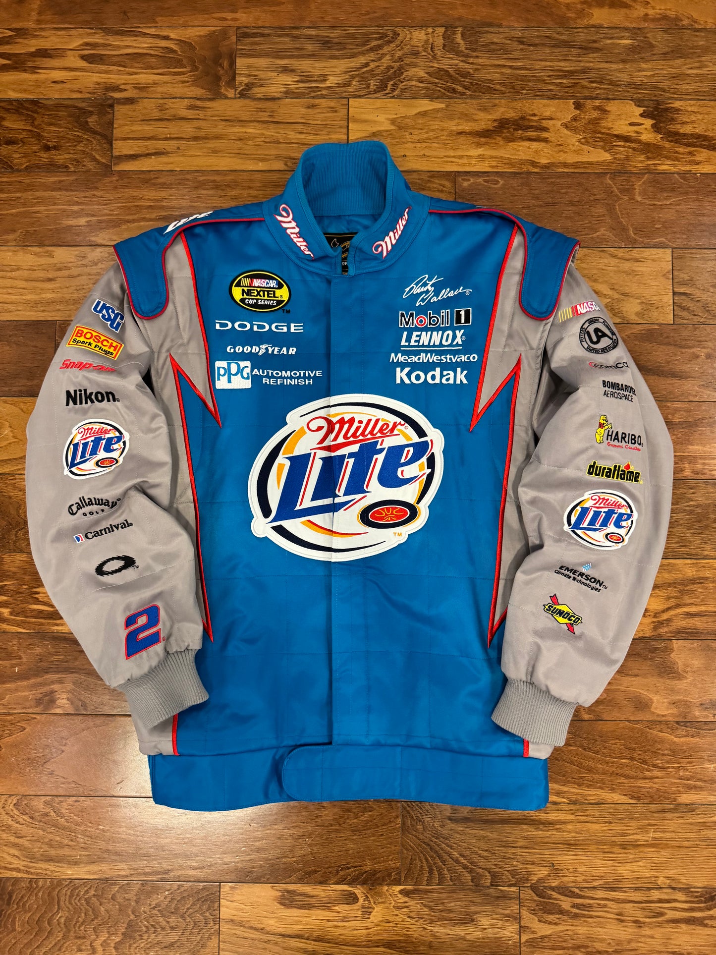 2005 Nascar Miller Lite Rusty Wallace Racing Jacket (L)