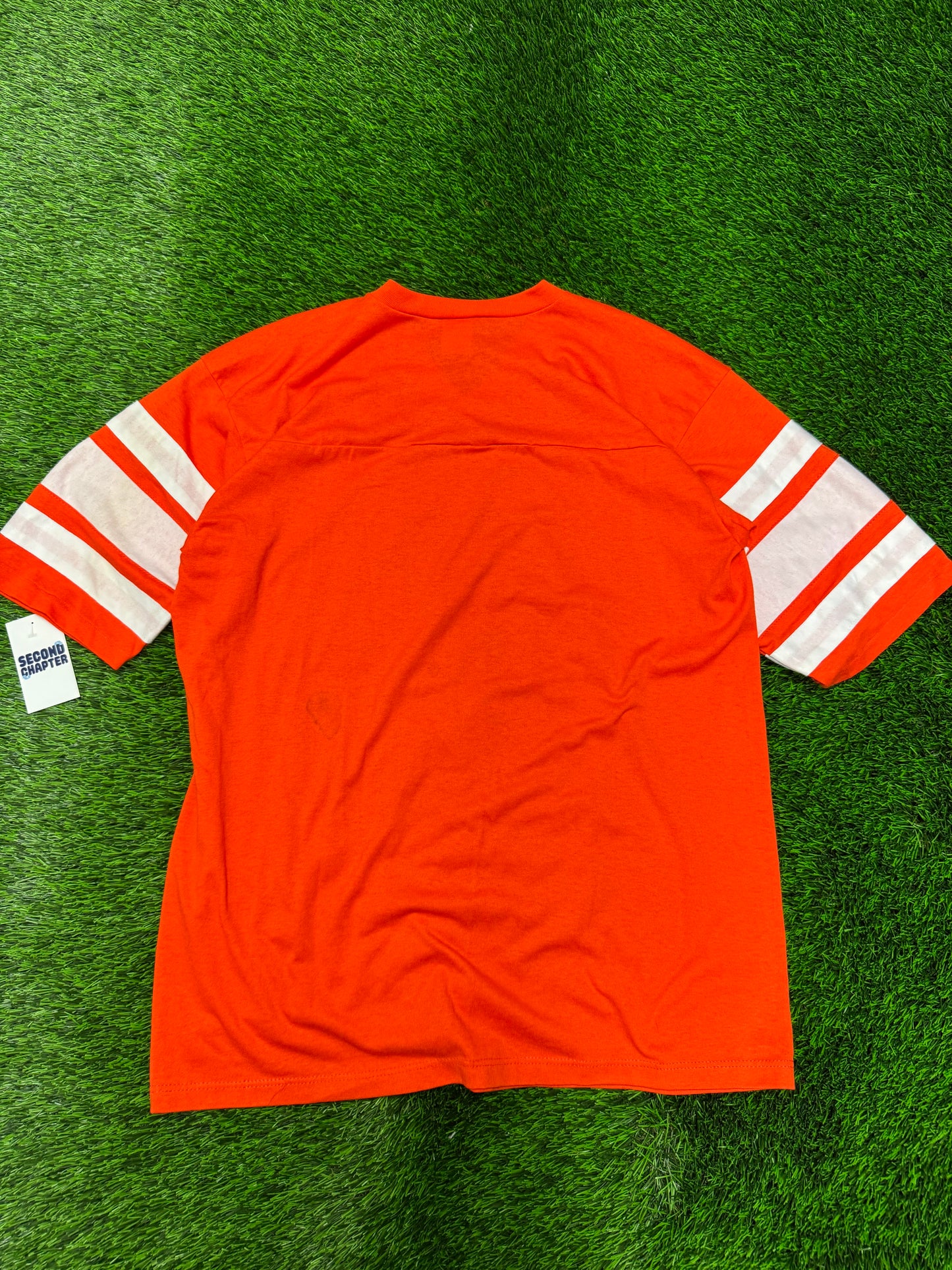 1992 Tampa Bay Buccaneers Orange V Neck Tee (XL)