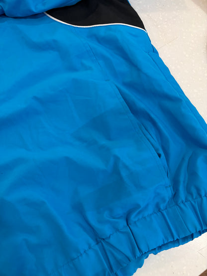 2008 Carolina Panthers NFL Blue Embroidered Cat Windbreaker (M)