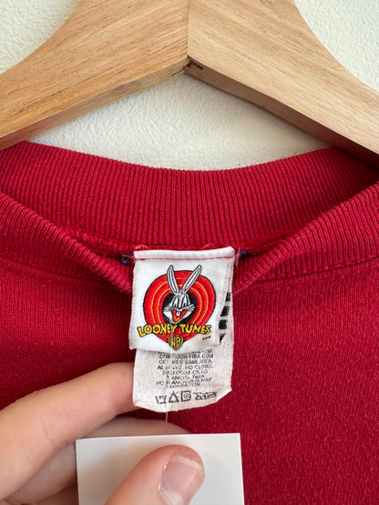 1997 Looney Tunes Tweety Bird Vintage Red Crewneck (M)