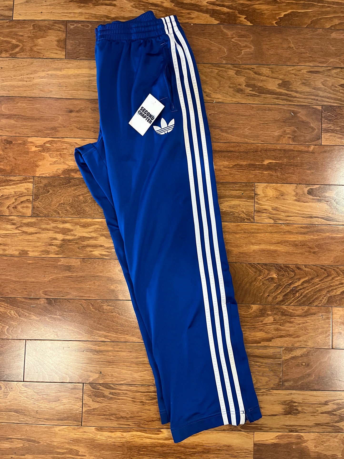 2010s Adidas Blue Track Pants (M)
