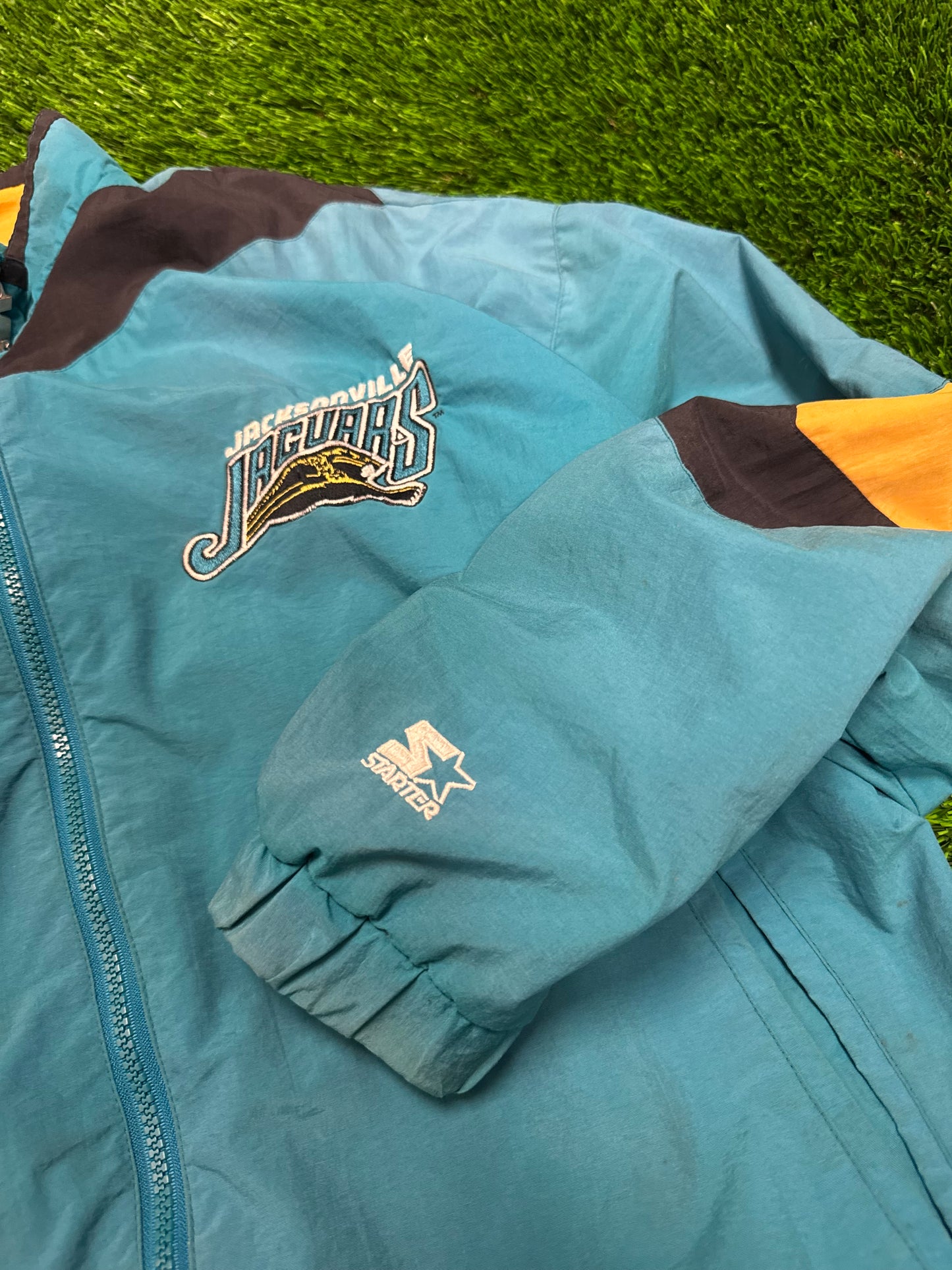 90s Jacksonville Jaguars Starter Windbreaker (Youth XL)