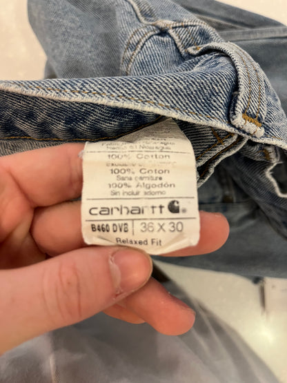 2017 Carhartt Faded Blue Shorts (36)