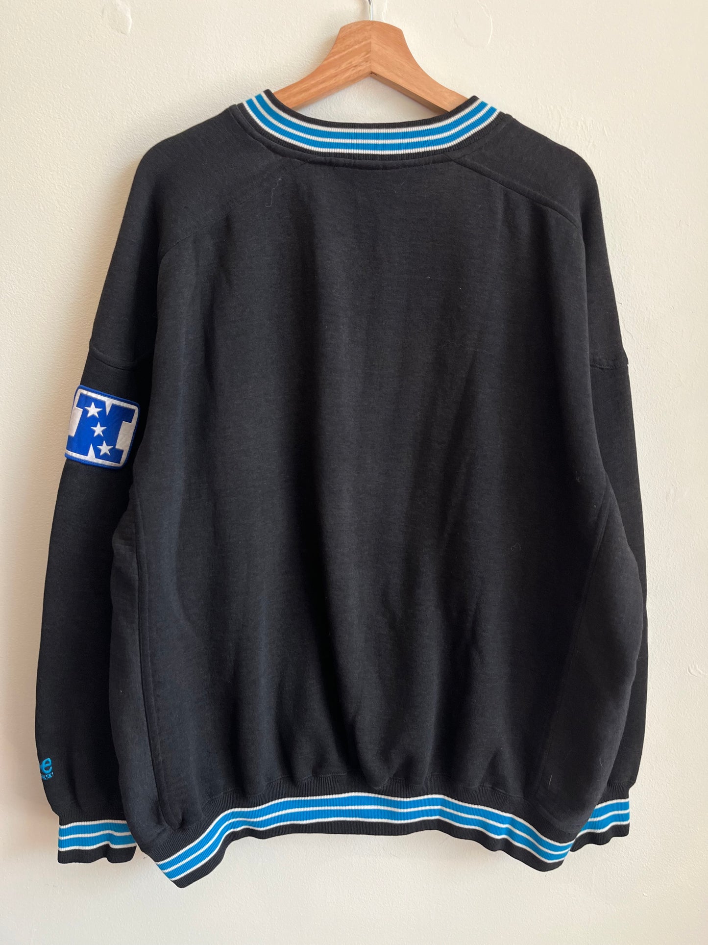 90s Carolina Panthers NFL Lee Sport Black Crewneck (XL)
