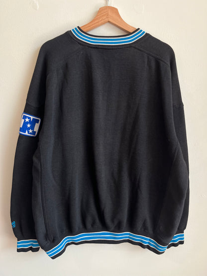 90s Carolina Panthers NFL Lee Sport Black Crewneck (XL)