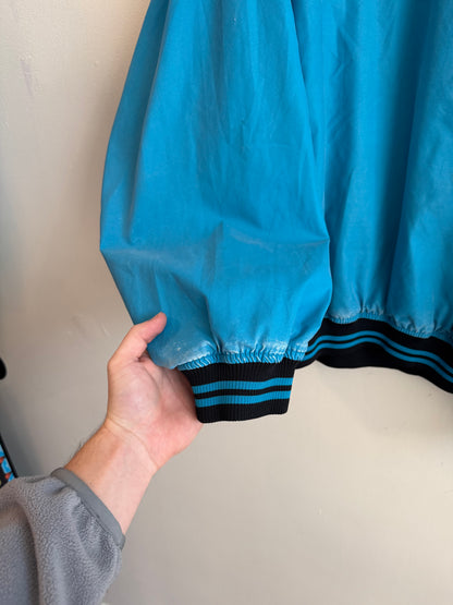 00s Carolina Panthers Faded Blue Tail Swoop Windbreaker (XL)